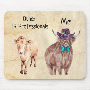 Mousepad Outros Profissionais de RH - Vaca Superficial Empr