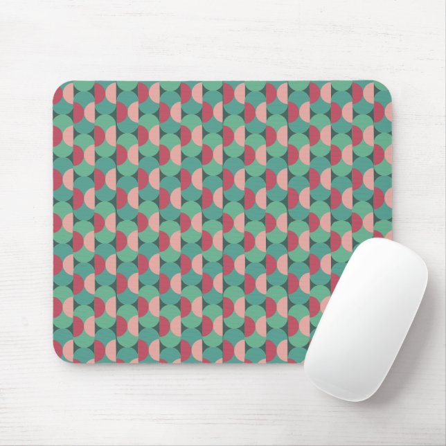 Mousepad Ovalas e semicírculos retrais (Com mouse)