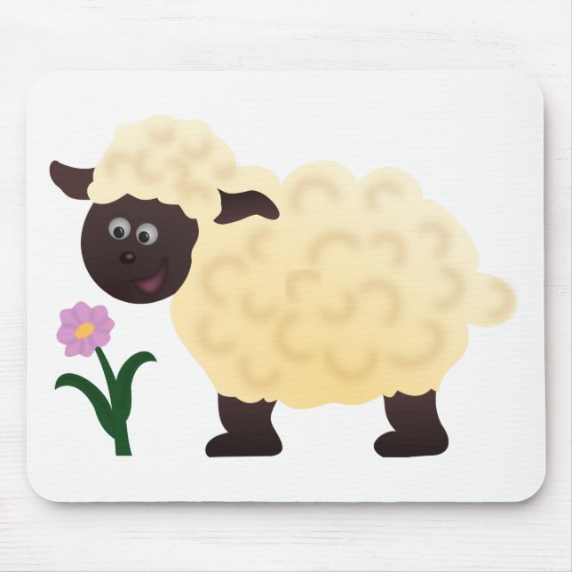 Mousepad Ovelha Feliz (Frente)