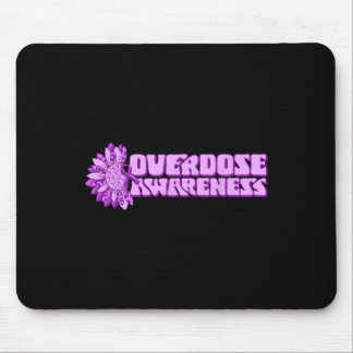 Mousepad Overdose Awareness Purple Ribbon Drug Addiction 32