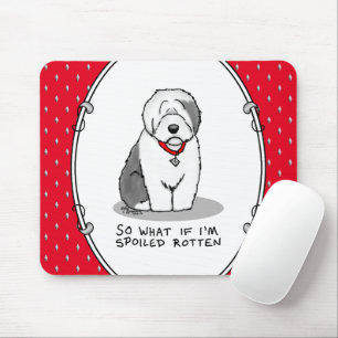 Mousepad Ovino Inglês (Cinza 1) Raiva Encharcado