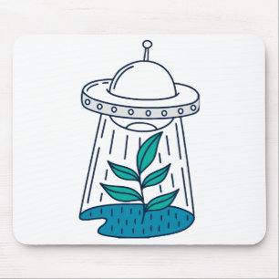 Mousepad OVNI de aliens
