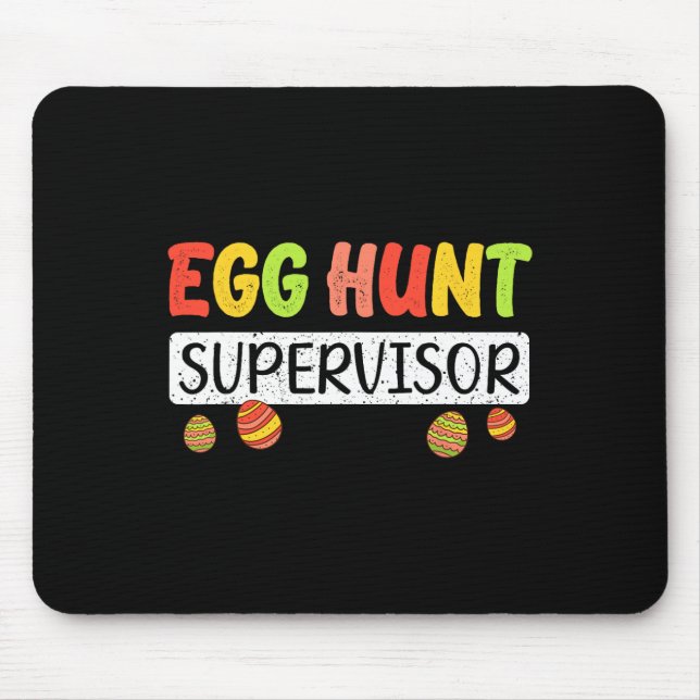 Mousepad Ovo Caça Supervisor Correspondente Coelho de Pásco (Frente)
