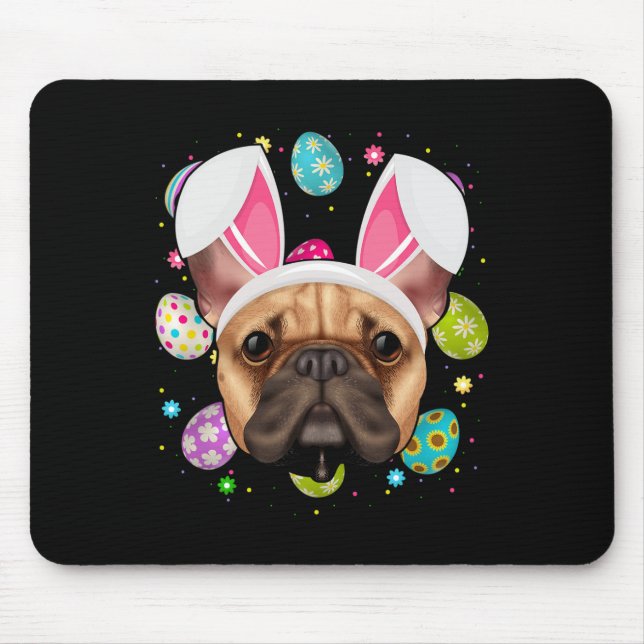 Mousepad Ovo Coelhinho Orelha Olho Grosso Frente Páscoa (Frente)
