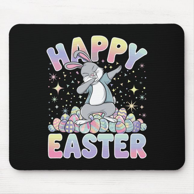 Mousepad Ovo de Páscoa de Coelho da Páscoa (Frente)