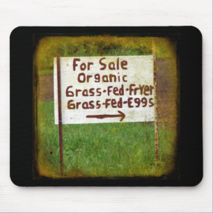 Mousepad Ovos e fritadeiras para alimentação de uvas org