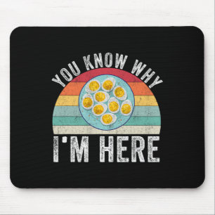 Mousepad Ovos Temperados Engraçados de Ação de Graças Você