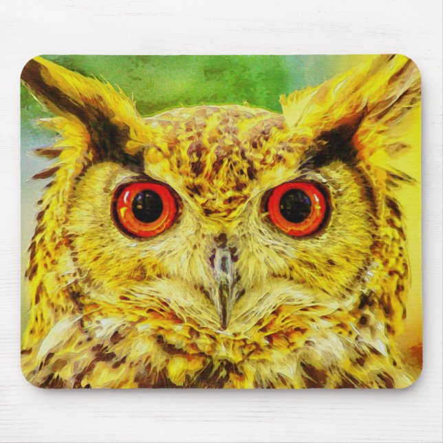 Mousepad Owl Art (Frente)