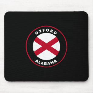 Mousepad Oxford Alabama Al Bandeira do Estado Crachá Férias