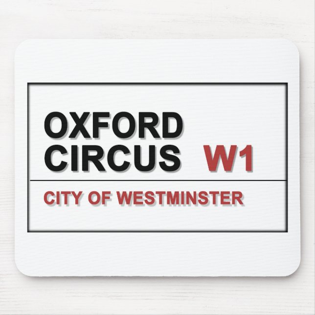 Mousepad Oxford Circus Lodon Inglaterra (Frente)
