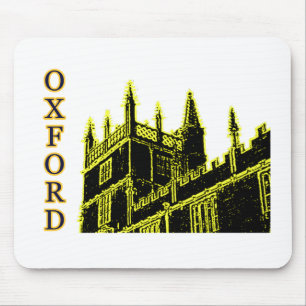 Mousepad Oxford Inglaterra 1986 amarelos de construção das 
