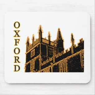 Mousepad Oxford Inglaterra 1986 ouro de construção das espi
