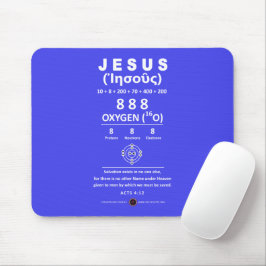 Mousepad Oxigênio 888 Nome de Jesus