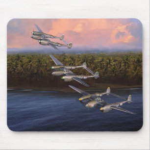 Mousepad P-38 Aces do 8º Grupo de Combate