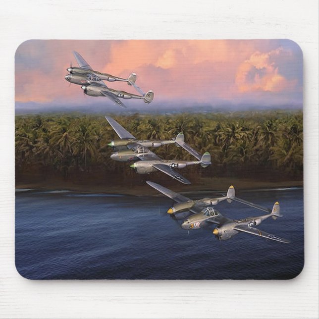 Mousepad P-38 Aces do 8º Grupo de Combate (Frente)