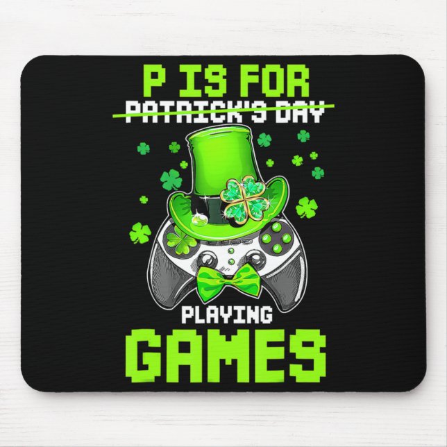 Mousepad P É Para Jogar Jogos Jovens Crianças Vídeo Rua Jog (Frente)