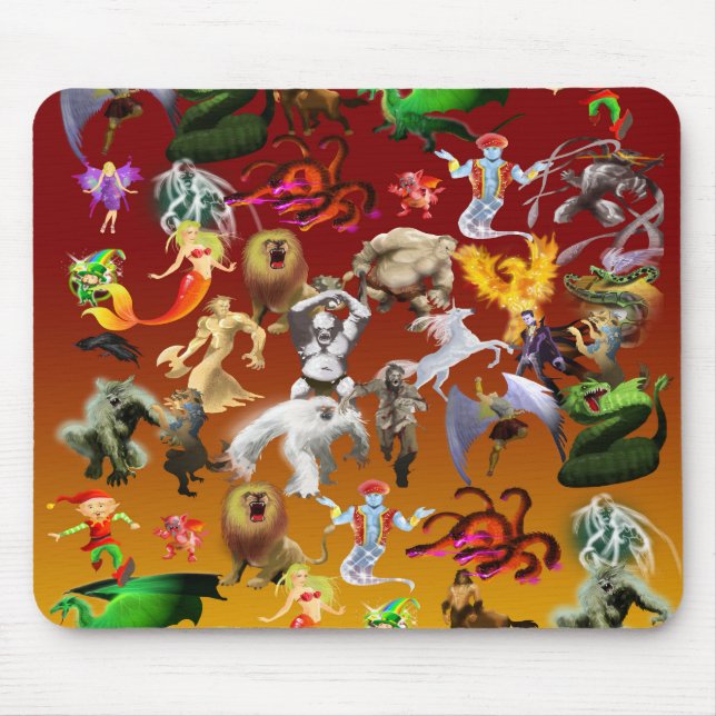 Mousepad P é para o Pad do Mouse Phoenix (Dourado) (Frente)
