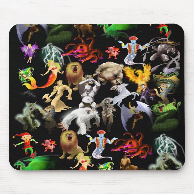 Mousepad P é para o Pad do Mouse Phoenix (Preto) (Frente)
