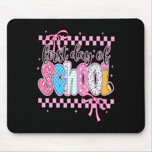 Mousepad Pacote Floral do Primeiro Dia de Aula para Profess