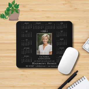Mousepad Pad Blk do Mouse do Calendário Empresarial de Foto
