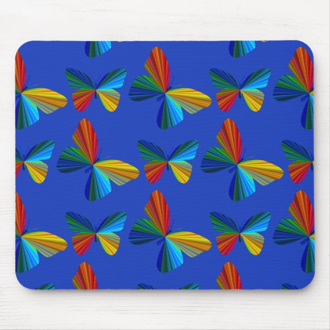 Mousepad Pad Colorido do Mouse com Borboleta (Frente)