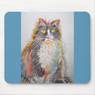 Mousepad Pad De Mato De Mato De Mato De Gato De Desenho De 