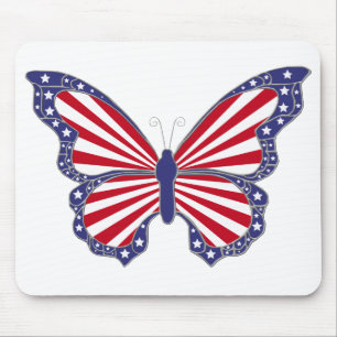 Mousepad Pad De Mouse Azul E Branco Patriótico