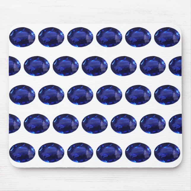 Mousepad Pad de Mouse Azul Sapphire (Frente)