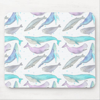 Mousepad Pad de Mouse Baleias e Bolhas