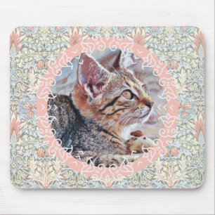 Mousepad Pad de Mouse com Estilo Vintage de Arte de Kitten