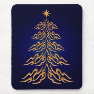 Mousepad Pad de Mouse da Árvore de Natal Blue Bell