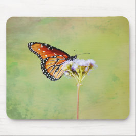 Mousepad Pad de Mouse de Arte de Flor Selvagem Monarca