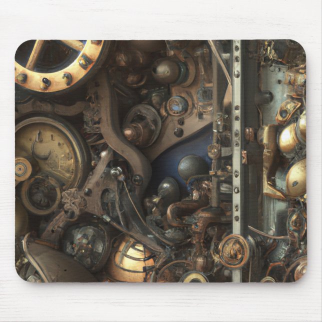 Mousepad Pad de Mouse de Arte Steampunk (Frente)