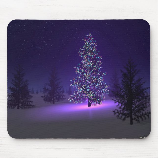 Mousepad Pad de Mouse de Árvore de Natal (Frente)