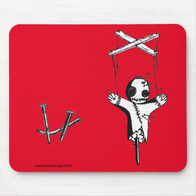 Mousepad Pad de Mouse de Bruxa Vermelha (Frente)