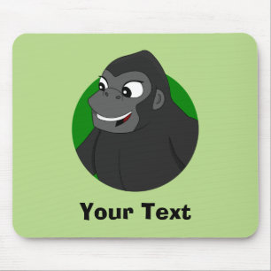 Mousepad Pad de Mouse de Cartoon Gorilla Personalizado