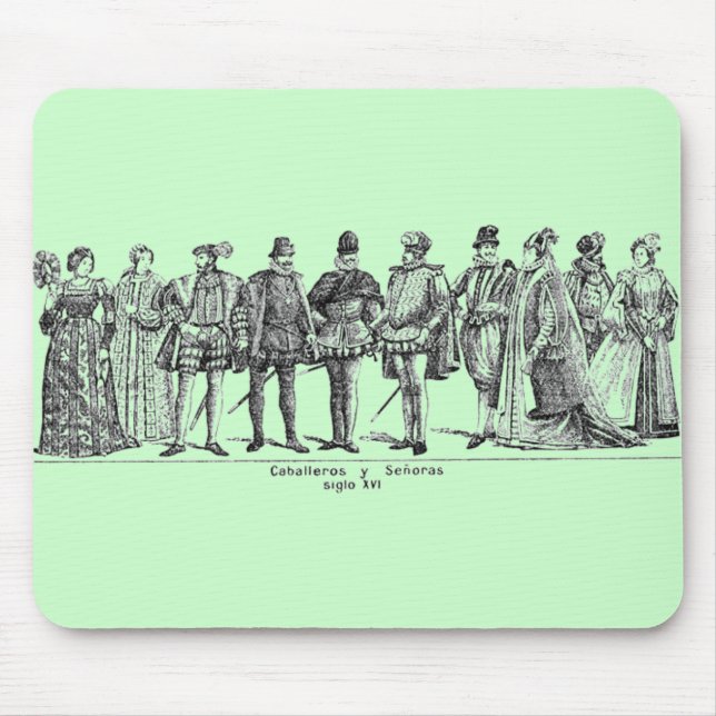 Mousepad Pad de Mouse de Figurinos Históricos (Frente)