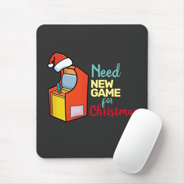 Mousepad Pad de Mouse de Jogo de Natal Personalizável (Com mouse)