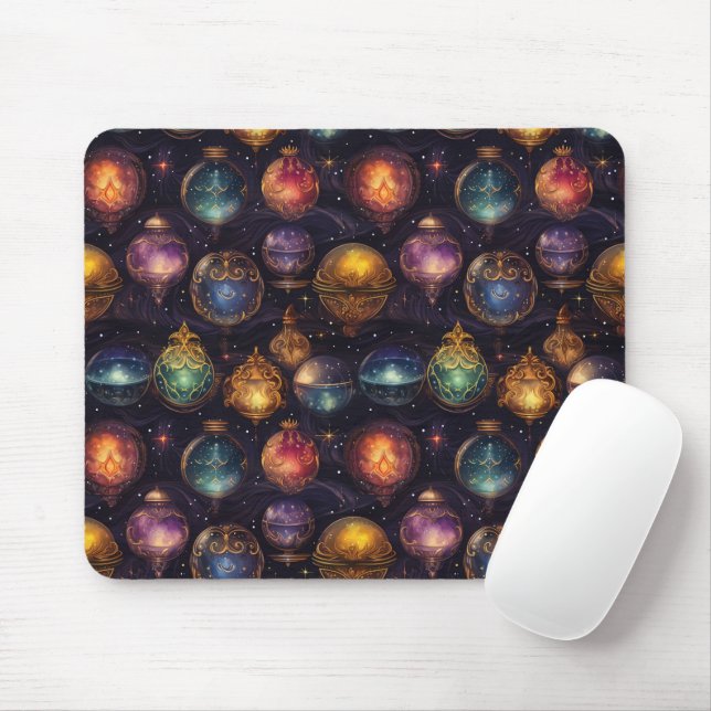 Mousepad Pad de Mouse de Natal (Com mouse)