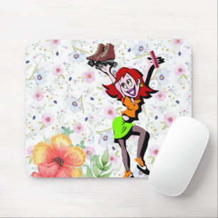 Mousepad Pad De Mouse De Patinação Floral! Pad do mouse