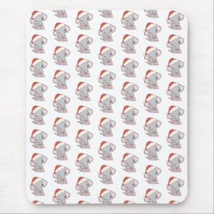 Mousepad Pad de Mouse Elefante de Natal