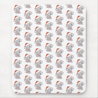 Mousepad Pad de Mouse Elefante de Natal