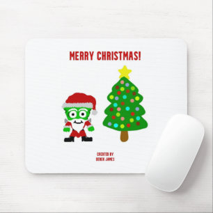 Mousepad Pad de Mouse FrankenCheese de Natal