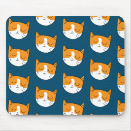Mousepad Pad de Mouse Gato com Sono Bonito
