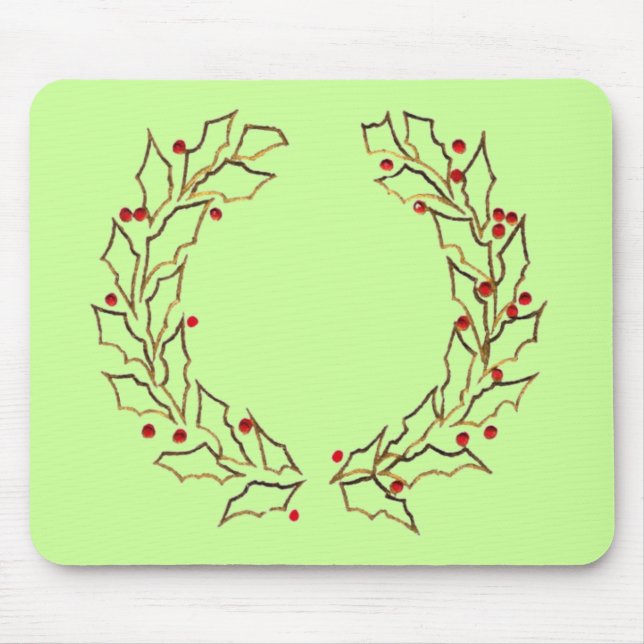 Mousepad Pad de Mouse Morto de Natal (Frente)