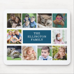Mousepad Pad de Mouse Personalizado de Colagem de Fotos