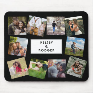 Mousepad Pad de Mouse Personalizado de Colagem de Fotos de