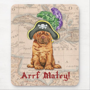 Mousepad Pad de Mouse Pirata Dogue de Bordeaux