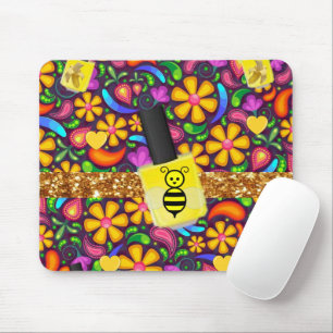 Mousepad Pad de Mouse Polonês Floral Amarelo! Pad do mouse