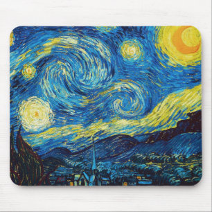 Mousepad Pad de Mouse Van Gogh Starry Night
